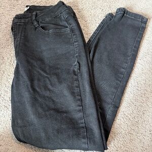 Rue 21 Black ripped knee stretch jeans
